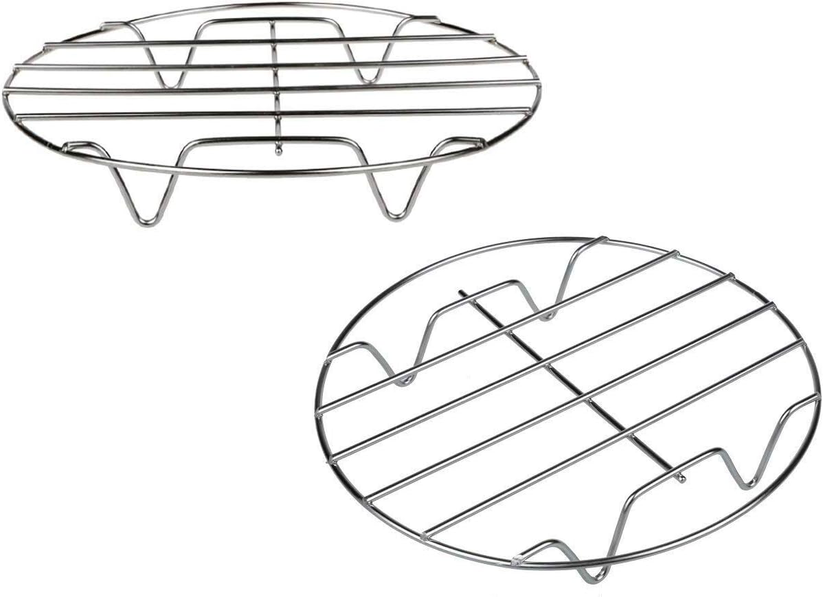 304 Stainless Steel 7 Air Fryer Rack Duo by TamBee