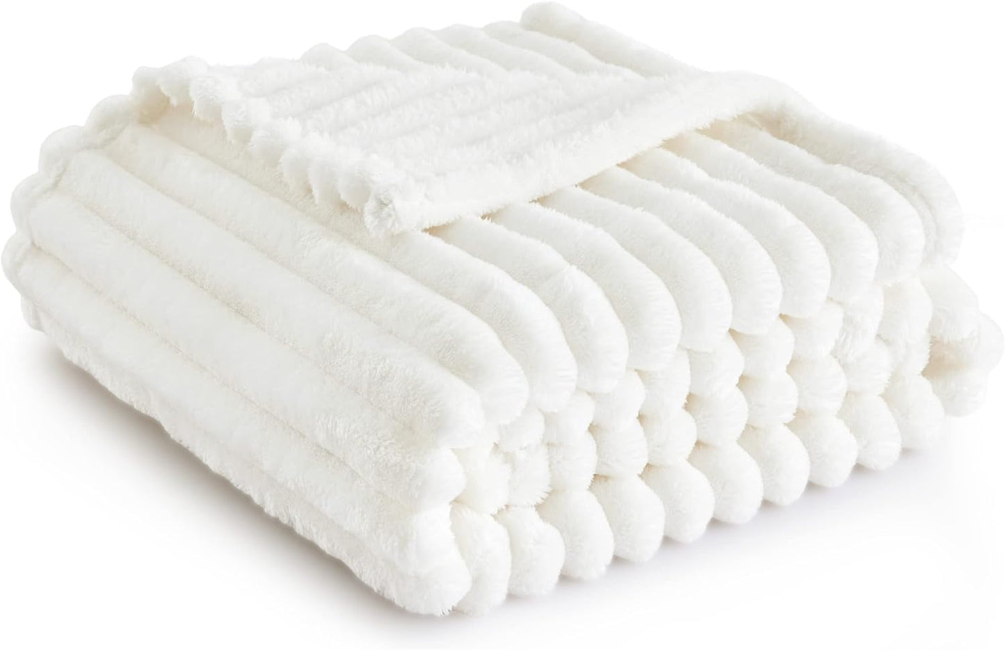 Bedsure Cozy White Throw Blanket - Perfect Gift for Her