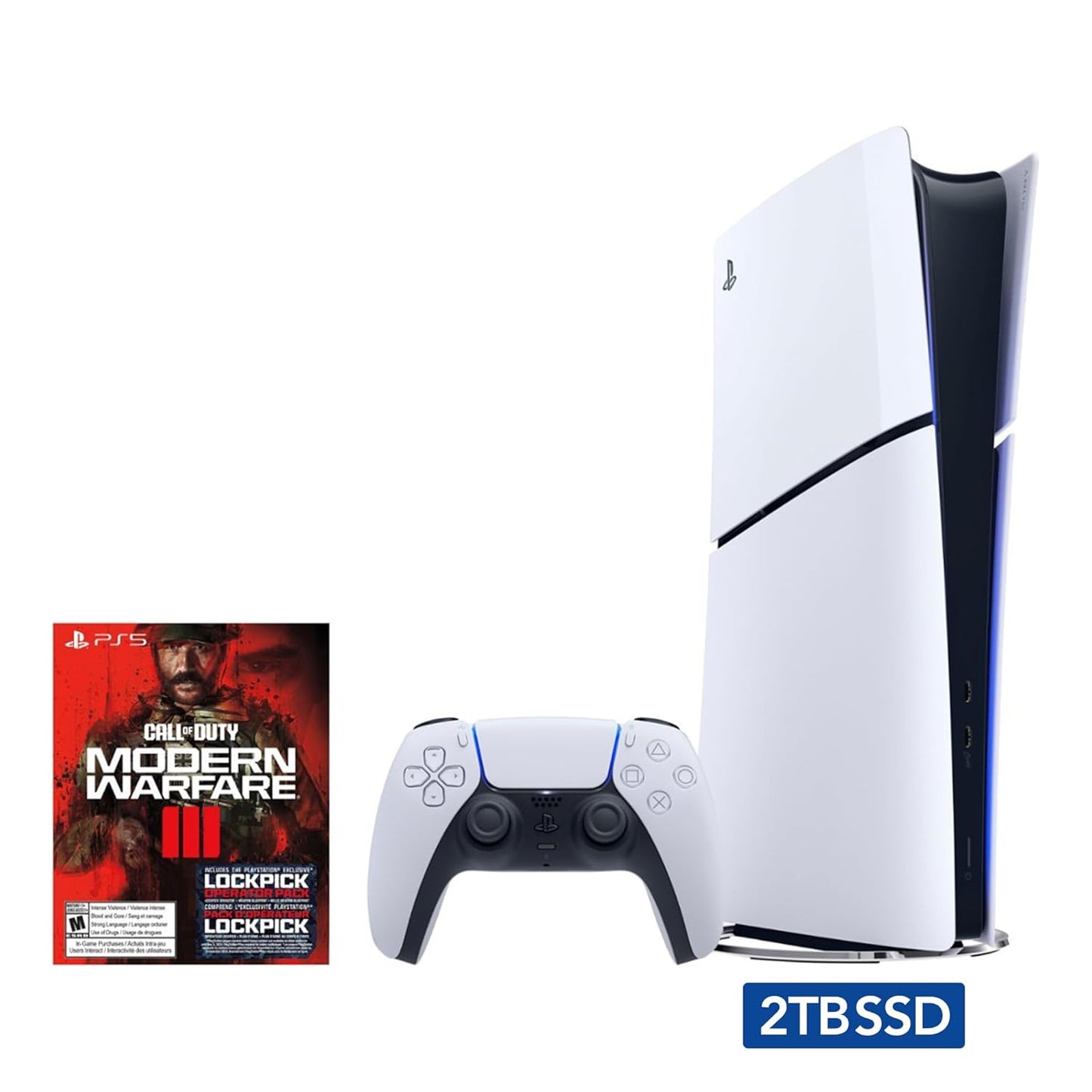 2023 PS5 Slim 2TB CoD MW III Bundle - Renewed