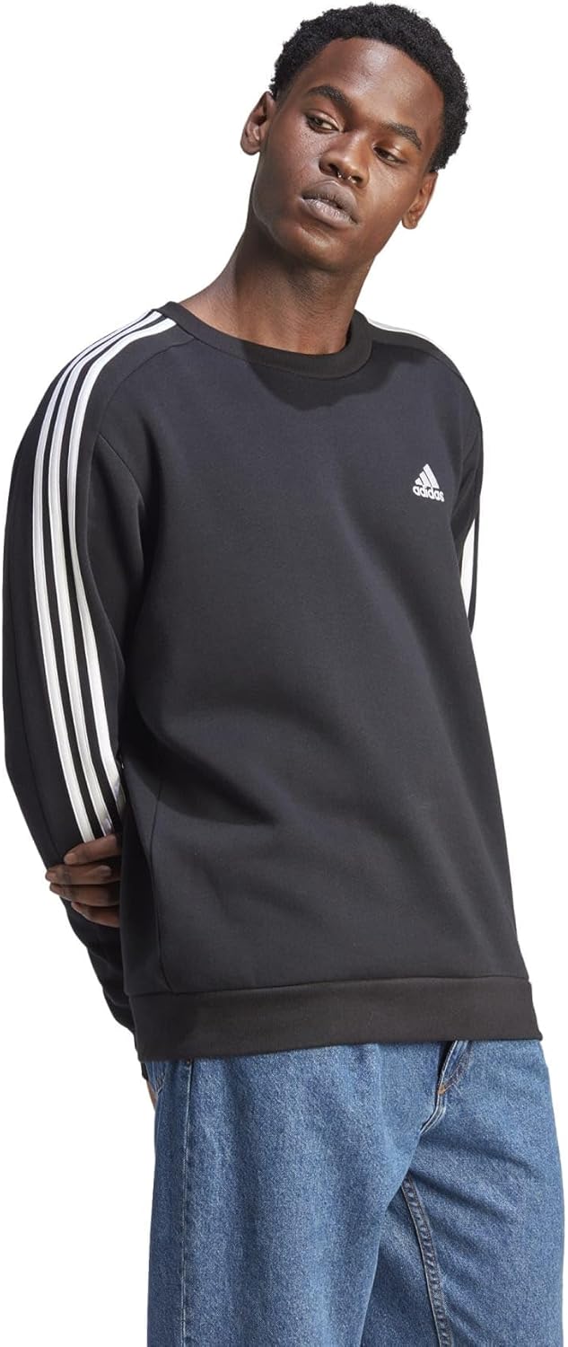 adidas Men's Essentials 3-Stripes Fleece Sweatshirt Review