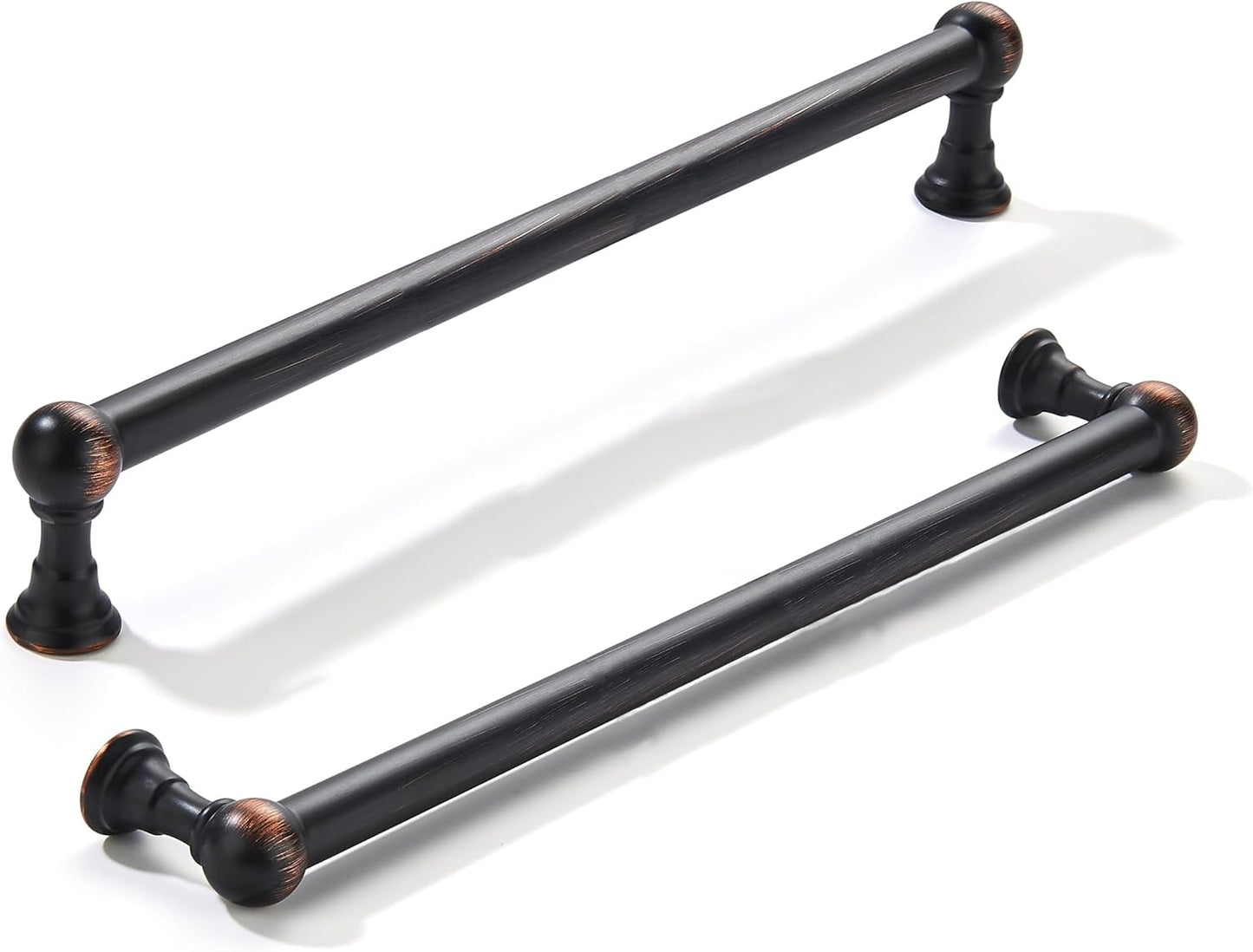 8 Inch Hole Center Oil Rubbed Bronze Cabinet Pulls - 10 Pack