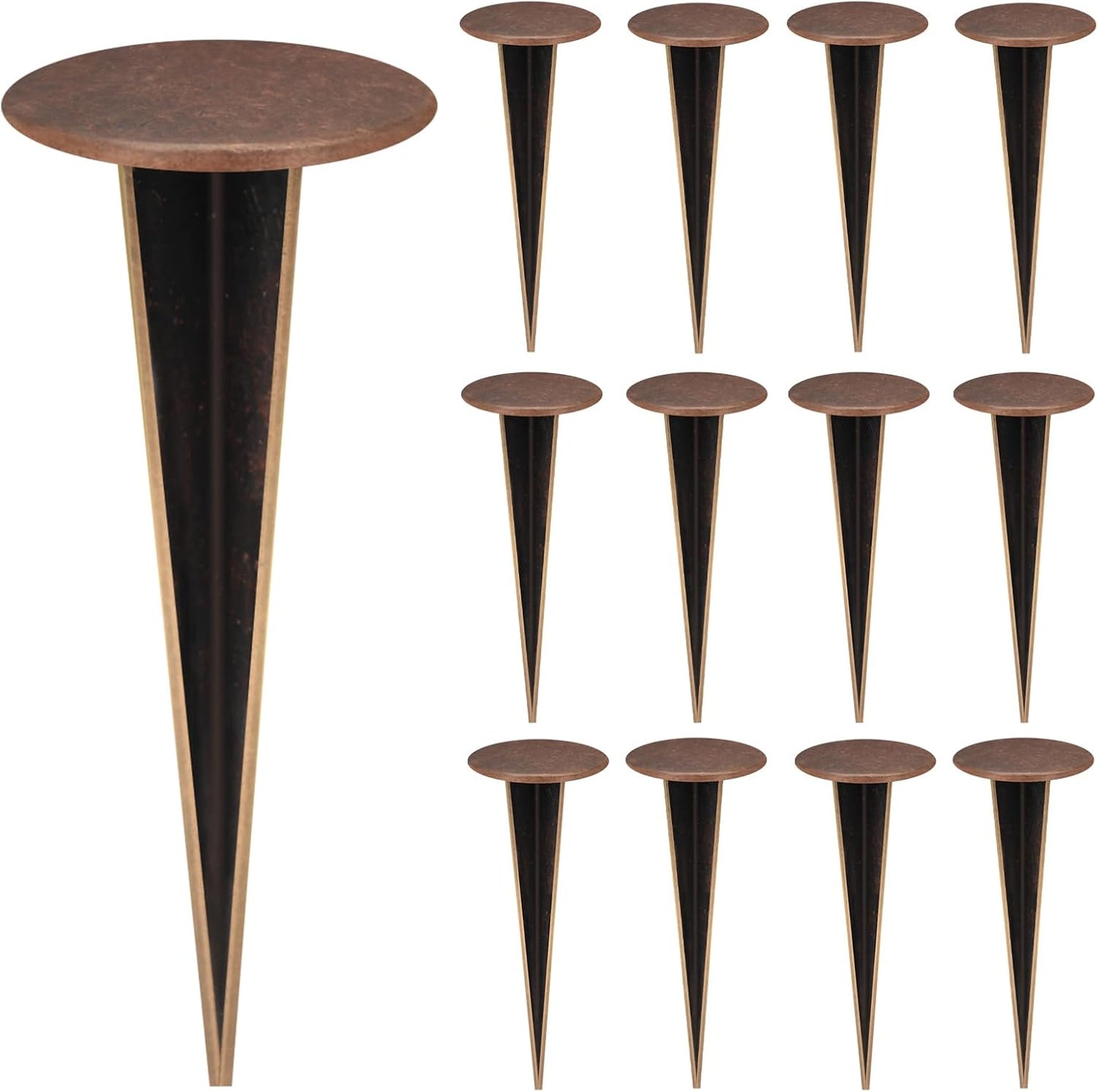 12 Pack Permanent Property Line Markers for Accurate Positioning