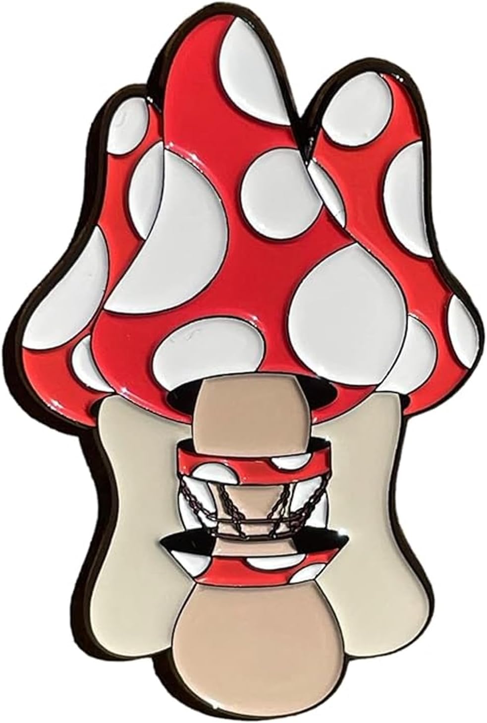 Festi Daze Mushroom Pin for Disc Golfers