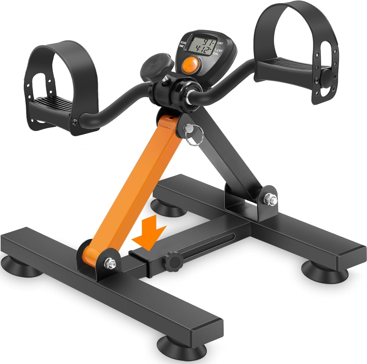 GOREDI Under Desk Exercise Bike - Compact Arm & Leg Workout