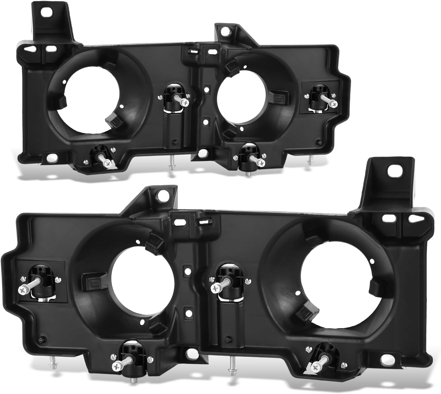 Quad Sealed Beam Headlight Mount Brackets for Chevy GMC 1988-1989