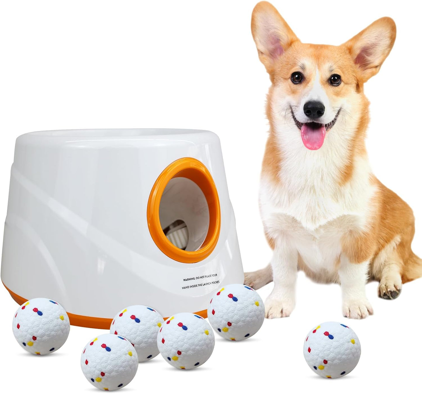 Automatic Ball Launcher for Dogs with Adjustable Distance Fun