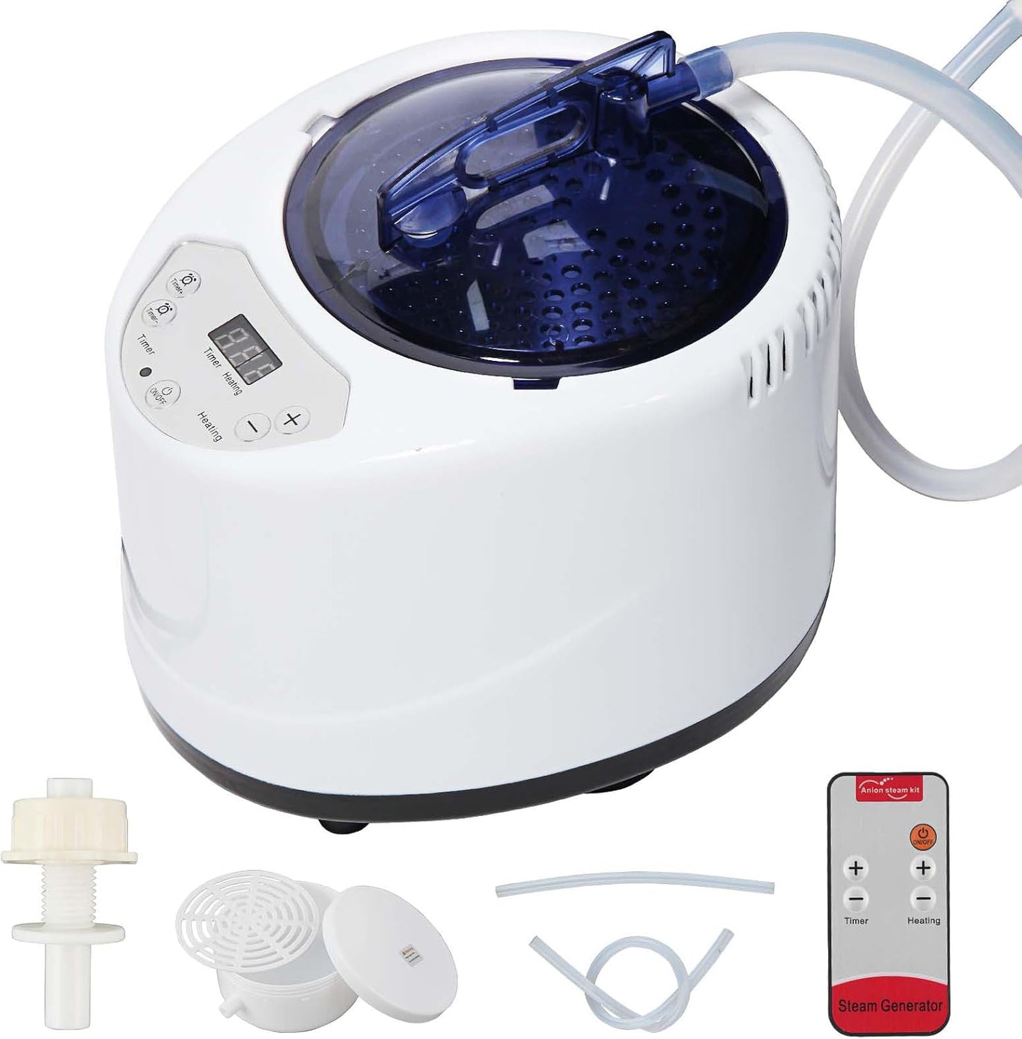 Portable Sauna Steamer for Home Spa - 2.5L, Remote Control