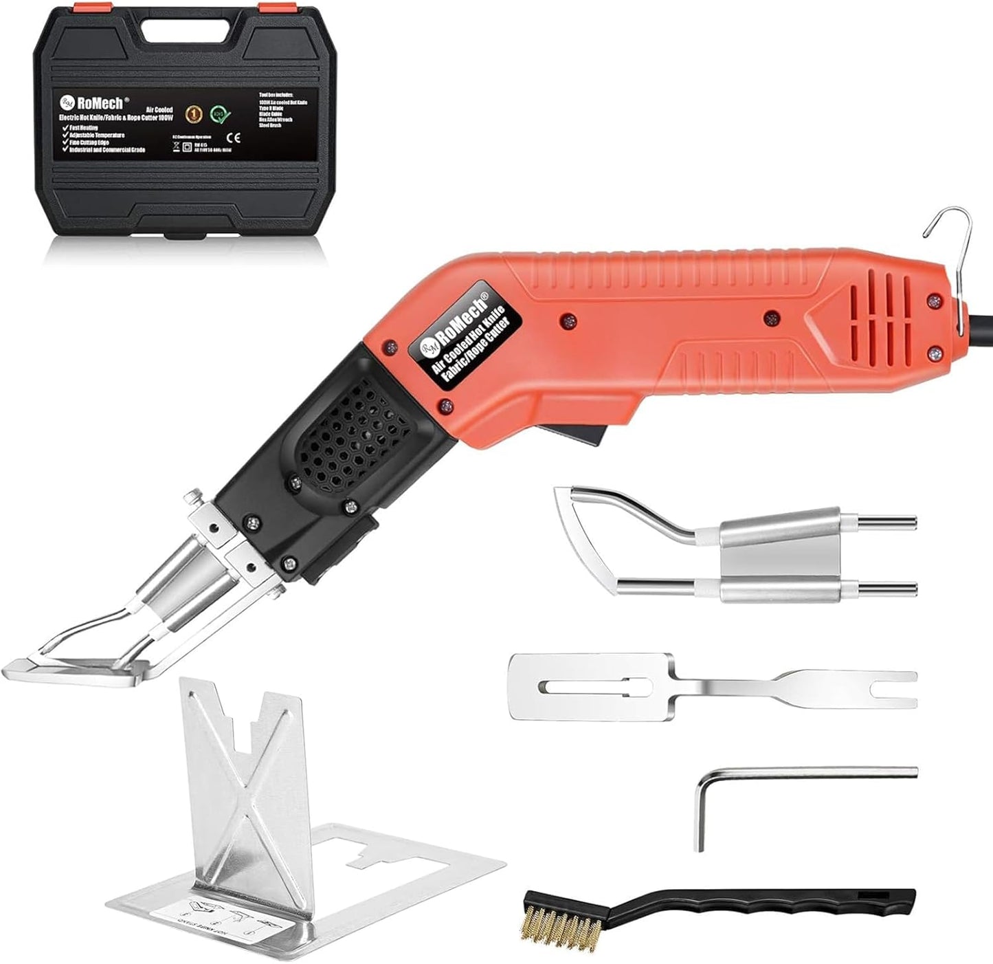 ROMECH 100W Air Cooled Fabric Cutter for Clean and Smooth Cuts