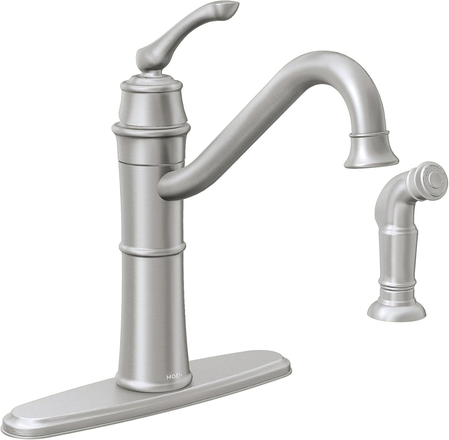 Moen Wetherly Spot Resist Stainless High-Arc Kitchen Faucet