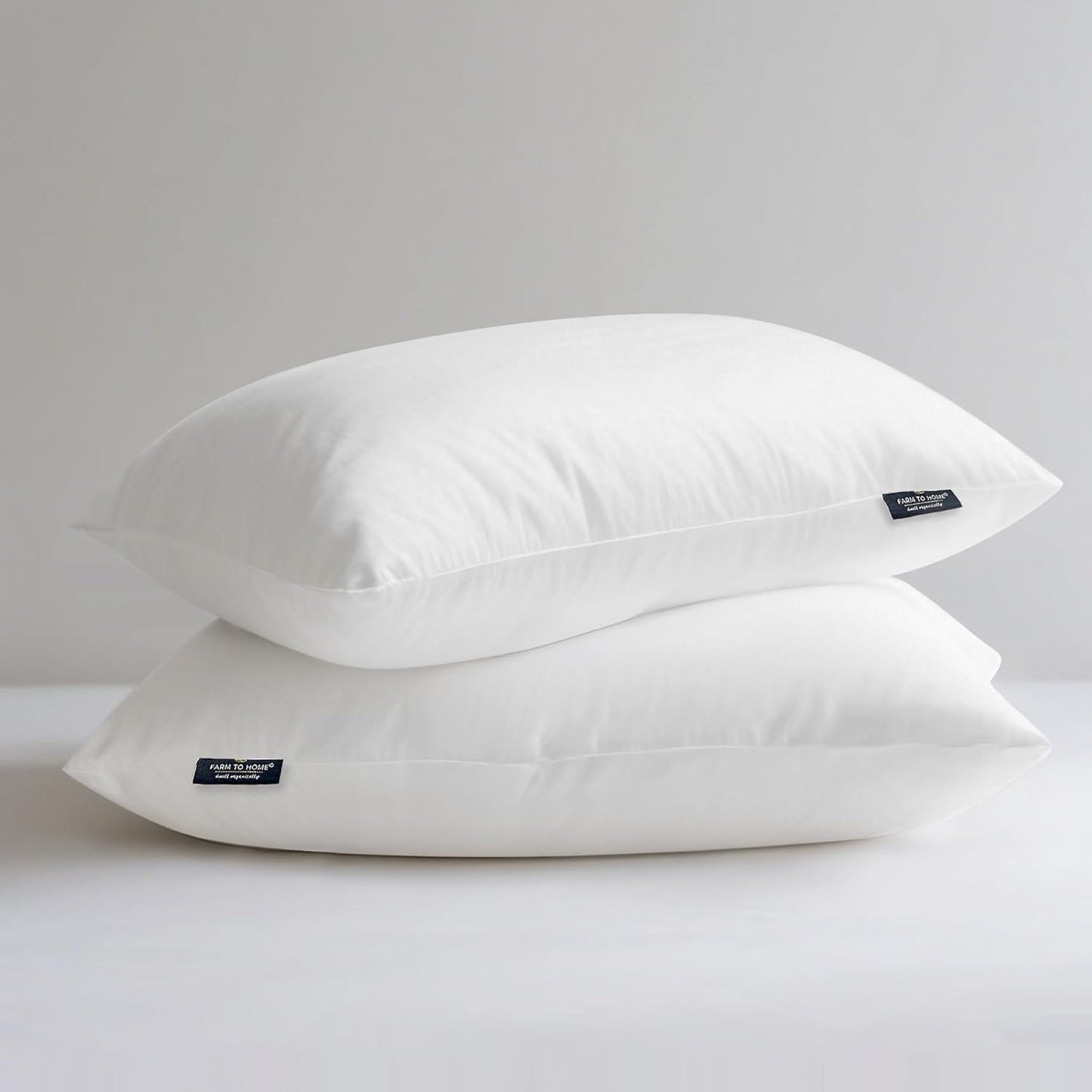 100% Organic Cotton Cover King Size Pillows for All Sleepers