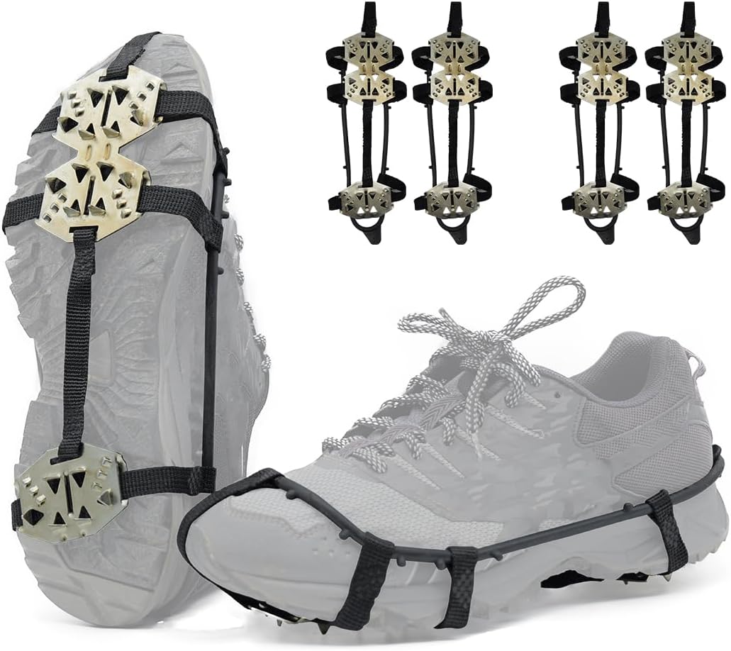 Keovoker Ice Cleats - Non-Slip Traction!