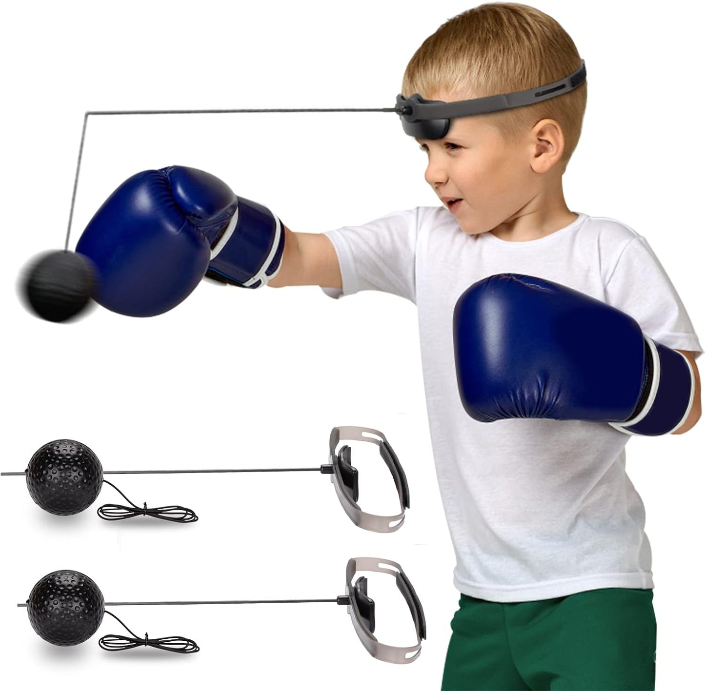 Hikeen Adjustable Reflex Ball - Improve Speed & Coordination