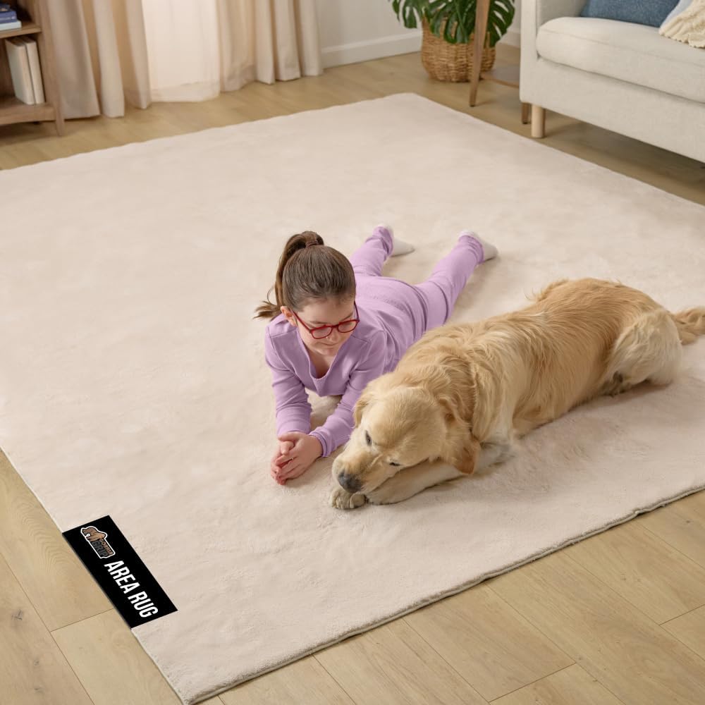 GORILLA GRIP Slip Resistant Soft Washable Area Rug for Home