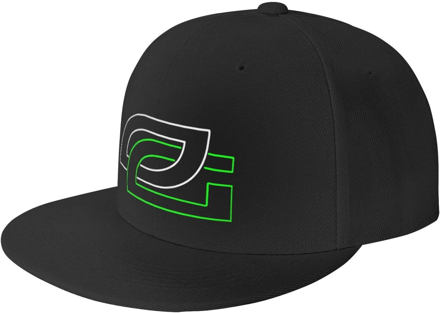 Lujzwop Men's Flat Bill Gaming Hat - Black