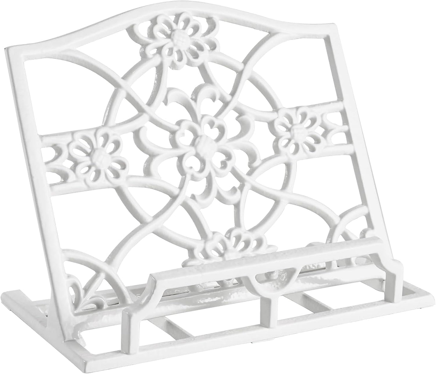 JOGREFUL Cookbook Stand: Heavy-Duty Cast Iron Recipe Holder