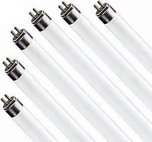 Circle 6 Pack 17W 24 Inch T8 Fluorescent Tube Light Bulbs