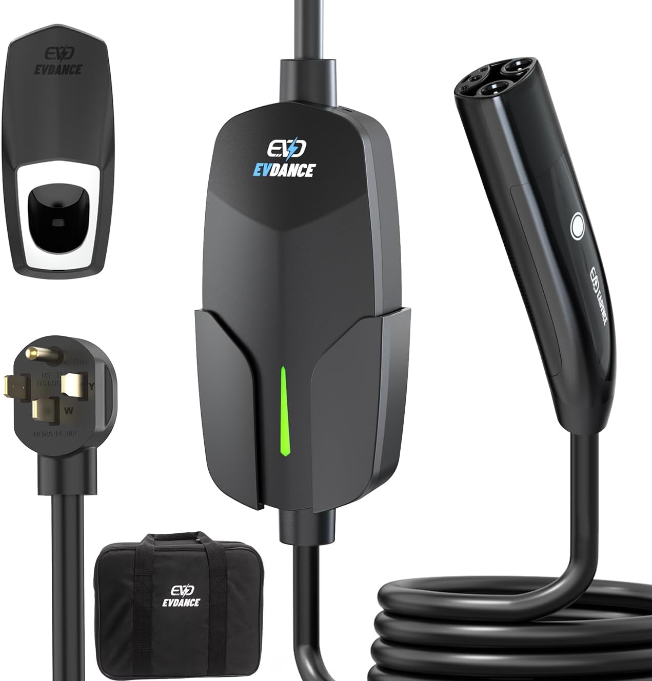 Level 2 Tesla Charger 32A/7.68kW for Fast Home & Portable Charging