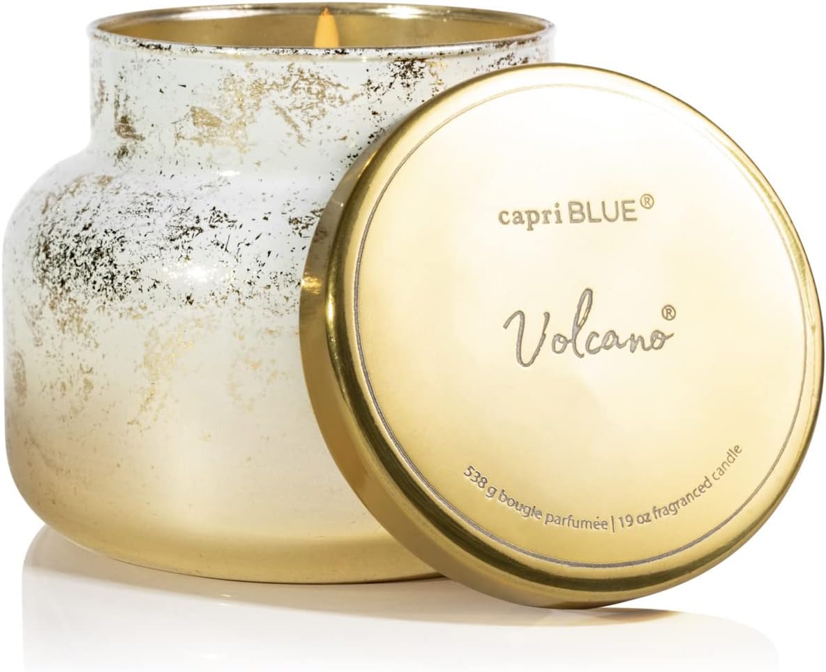 Capri Blue Glimmer Jar Candles - Luxury Holiday Scented Decor
