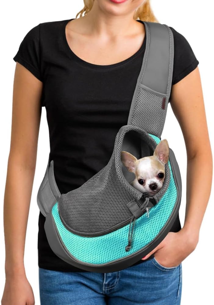 YUDODO Pet Sling Carrier for Small Dogs & Cats - Hands-Free Comfort