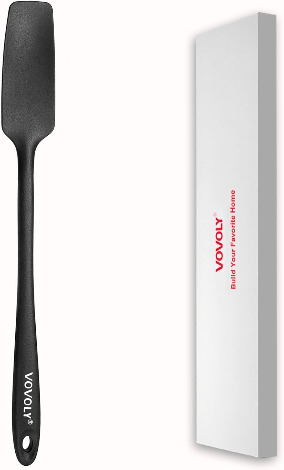 Vovoly Long Handle Silicone Spatula: Heat Resistant