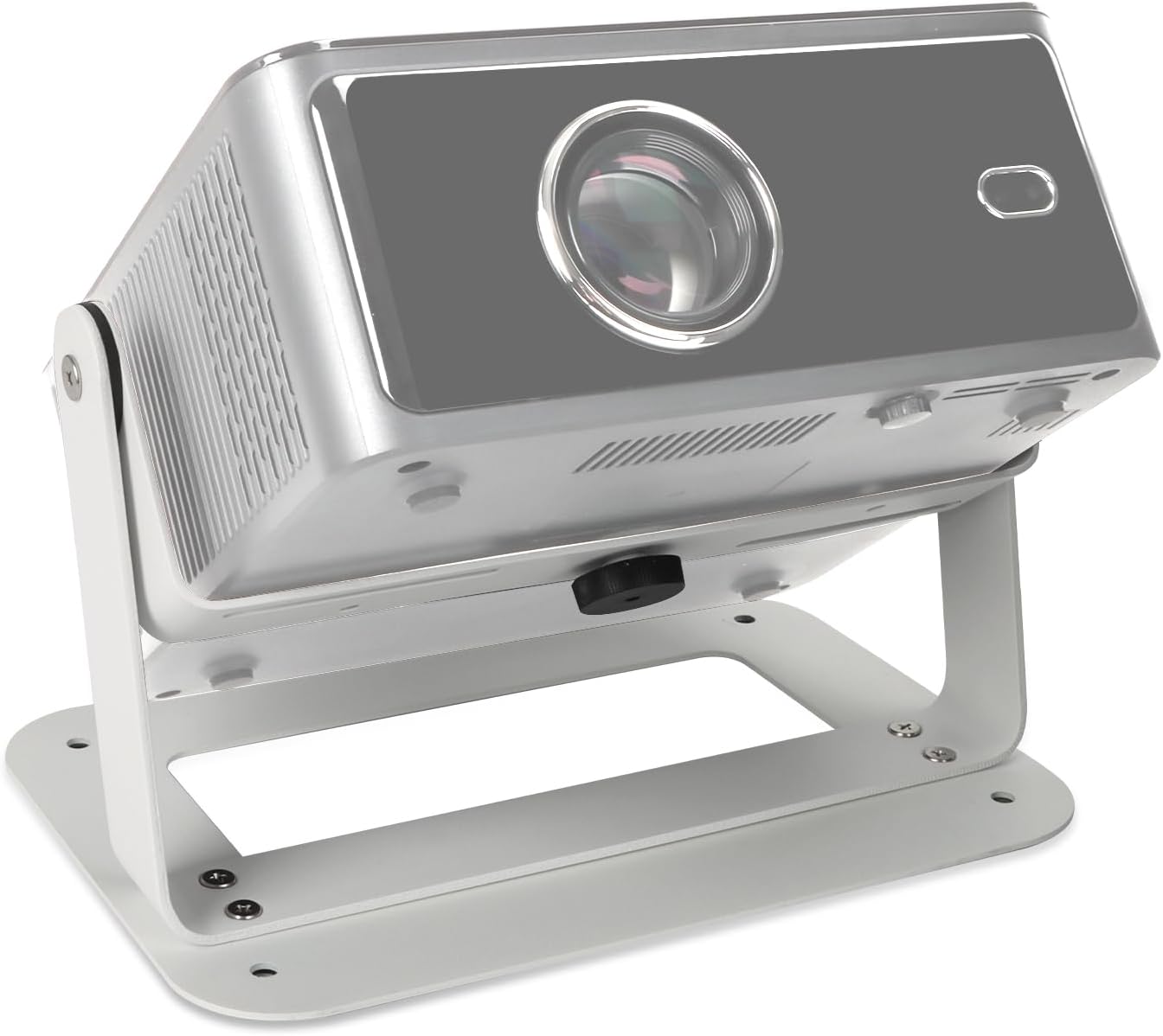 360 Adjustable Projector Mount - Easy Installation, Durable Metal Stand