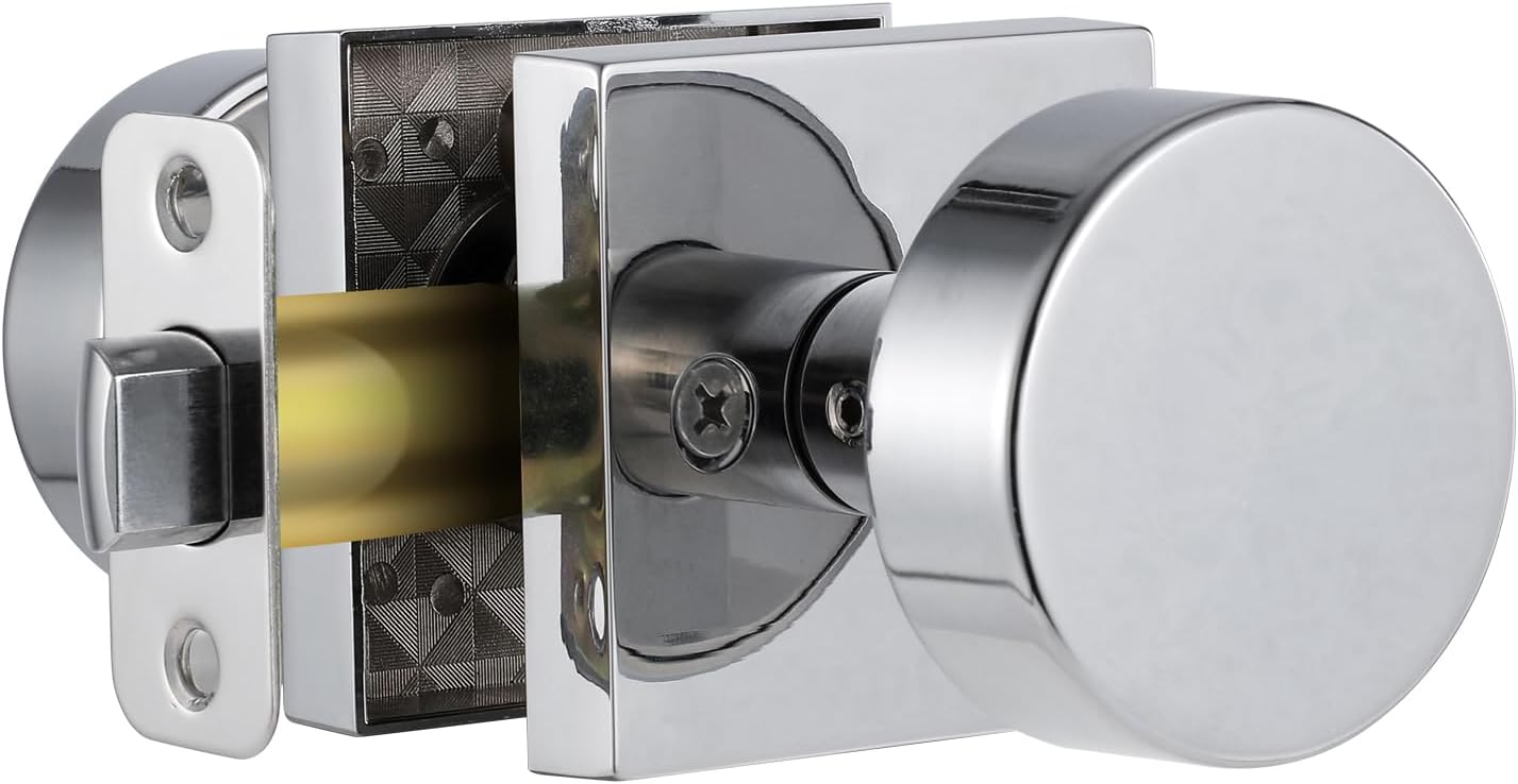Polished Chrome Passage Door Knobs by coolnews for Modern Homes