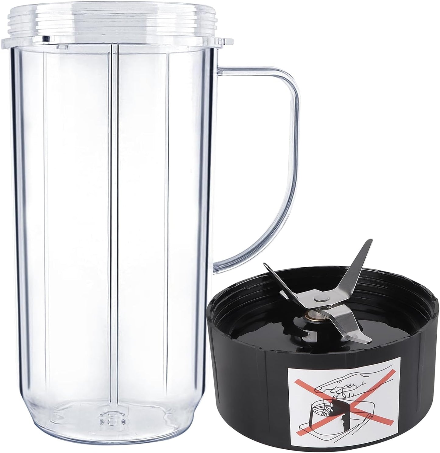 22oz Tall Cup with Handle for Magic Bullet Blender