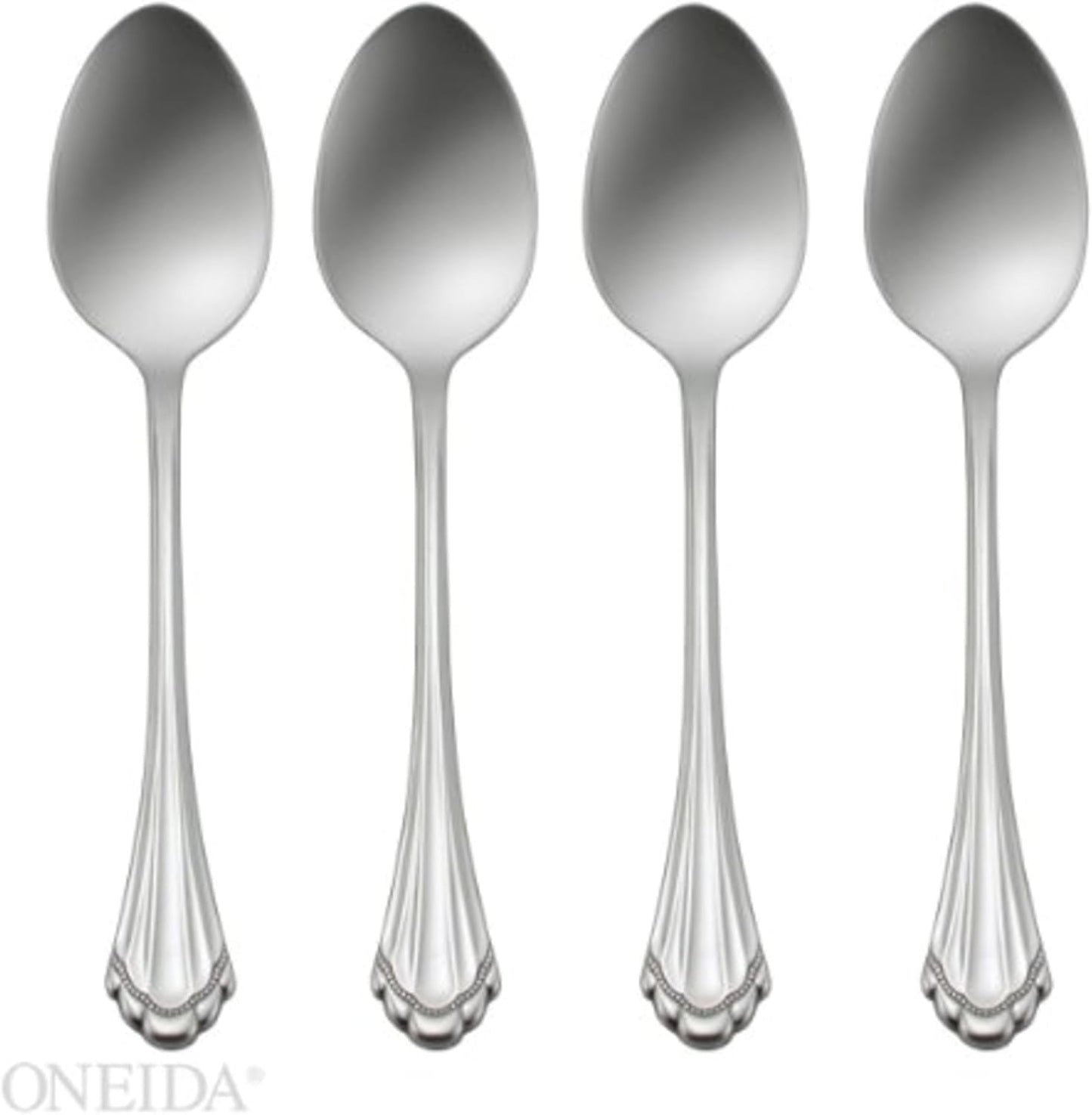Oneida Marquette Fine Flatware Teaspoons Set Of 4 for Elegance