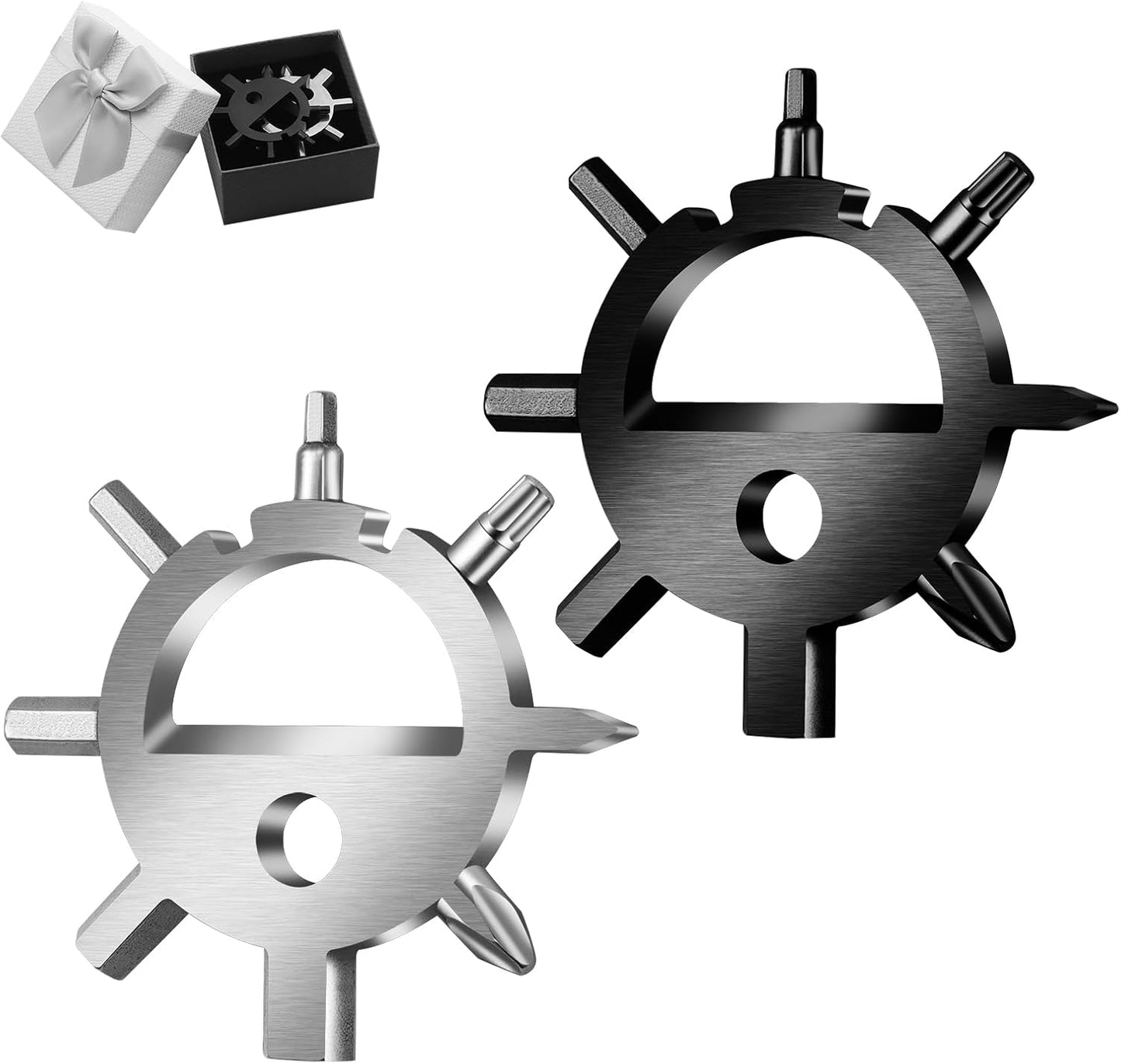 Snowflake Multitool Keychain - 10-in-1 Kit for Multitasking Joy!