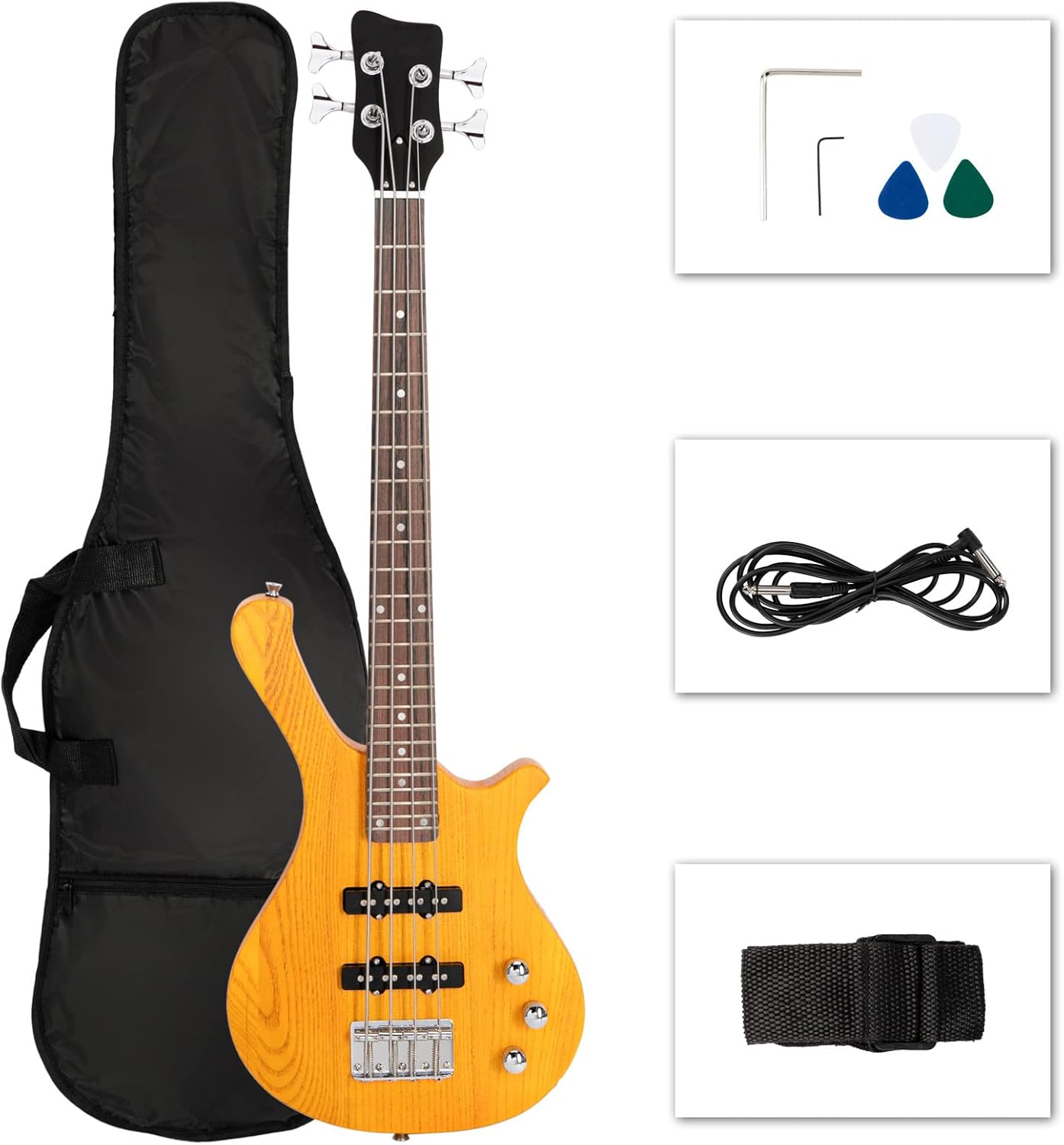 Ktaxon 36 Electric Bass Guitar Kit - Perfect for Kids!