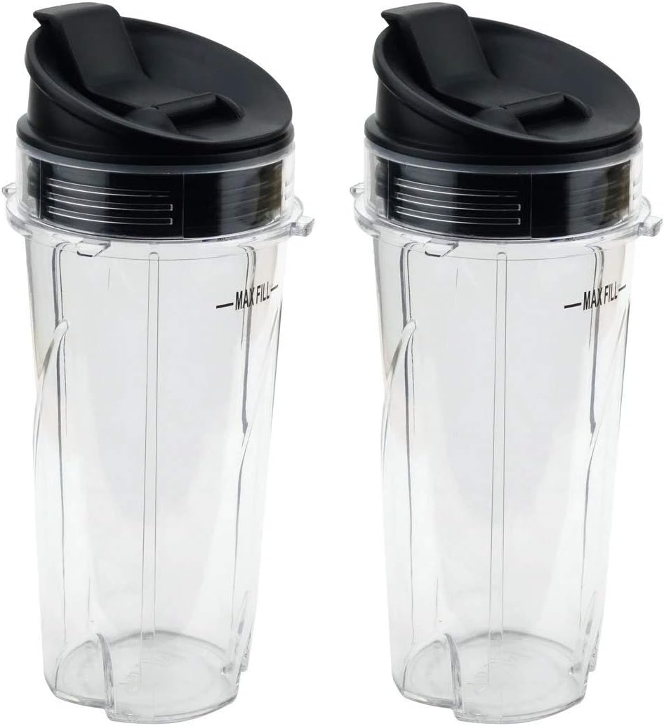 Joyparts 2-Pack 16oz Cups - Fits Ninja Blenders