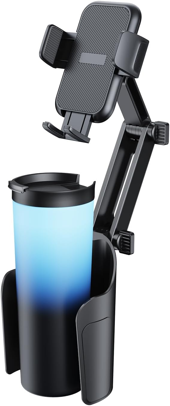 Tryone Car Cup Mount: Bottle Friendly Phone Holder
