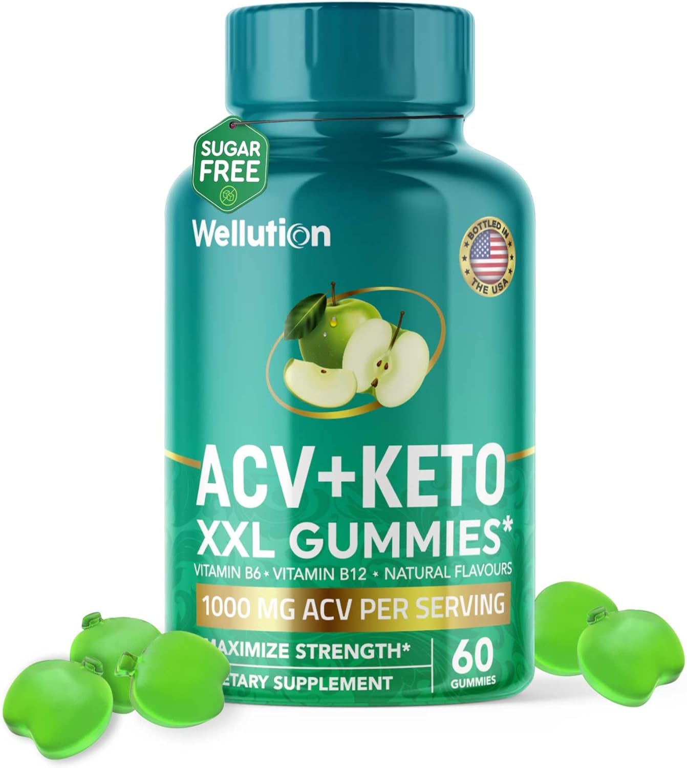WELLUTION XXL Keto ACV Gummies: Weight Loss & Metabolism Boost