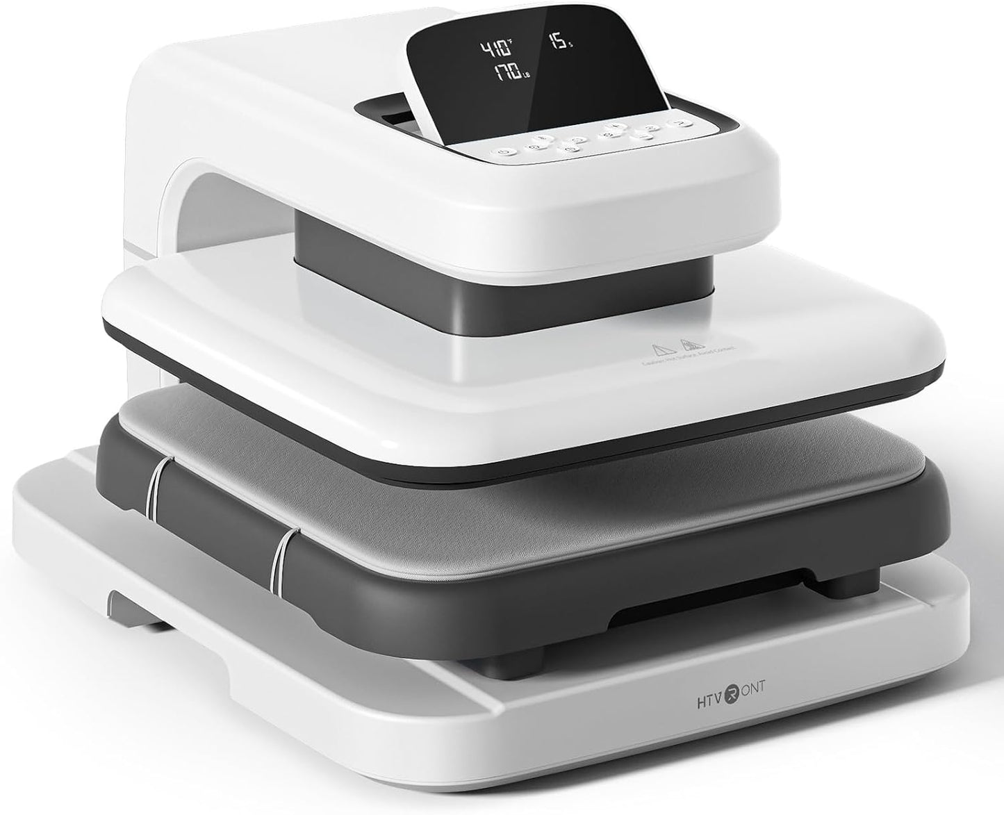 HTVRONT Auto Heat Press 2 - Versatile Heat Press Machine for T Shirts
