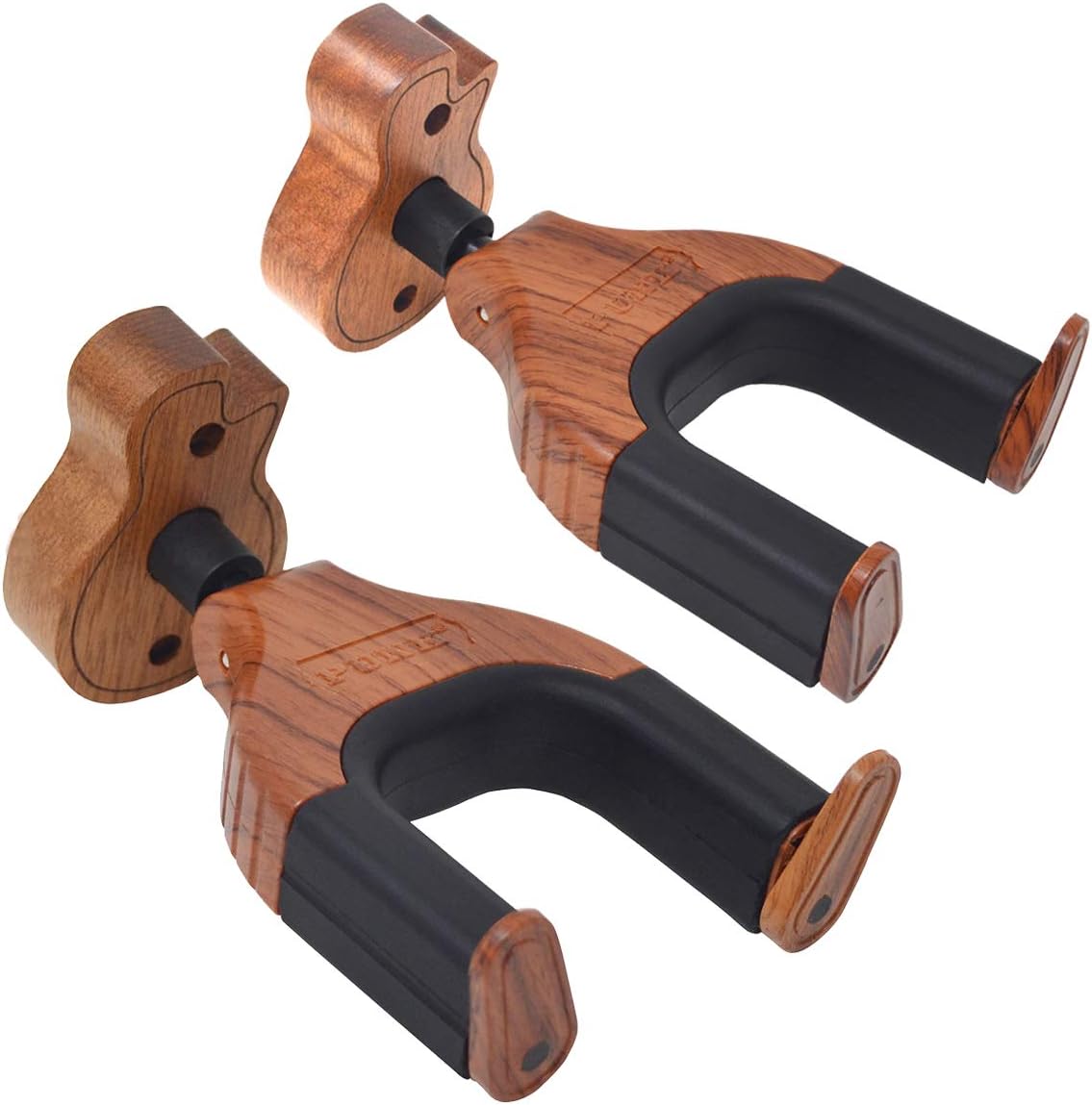 PUNK Duo Guitar Wall Hangers - Secure Display!