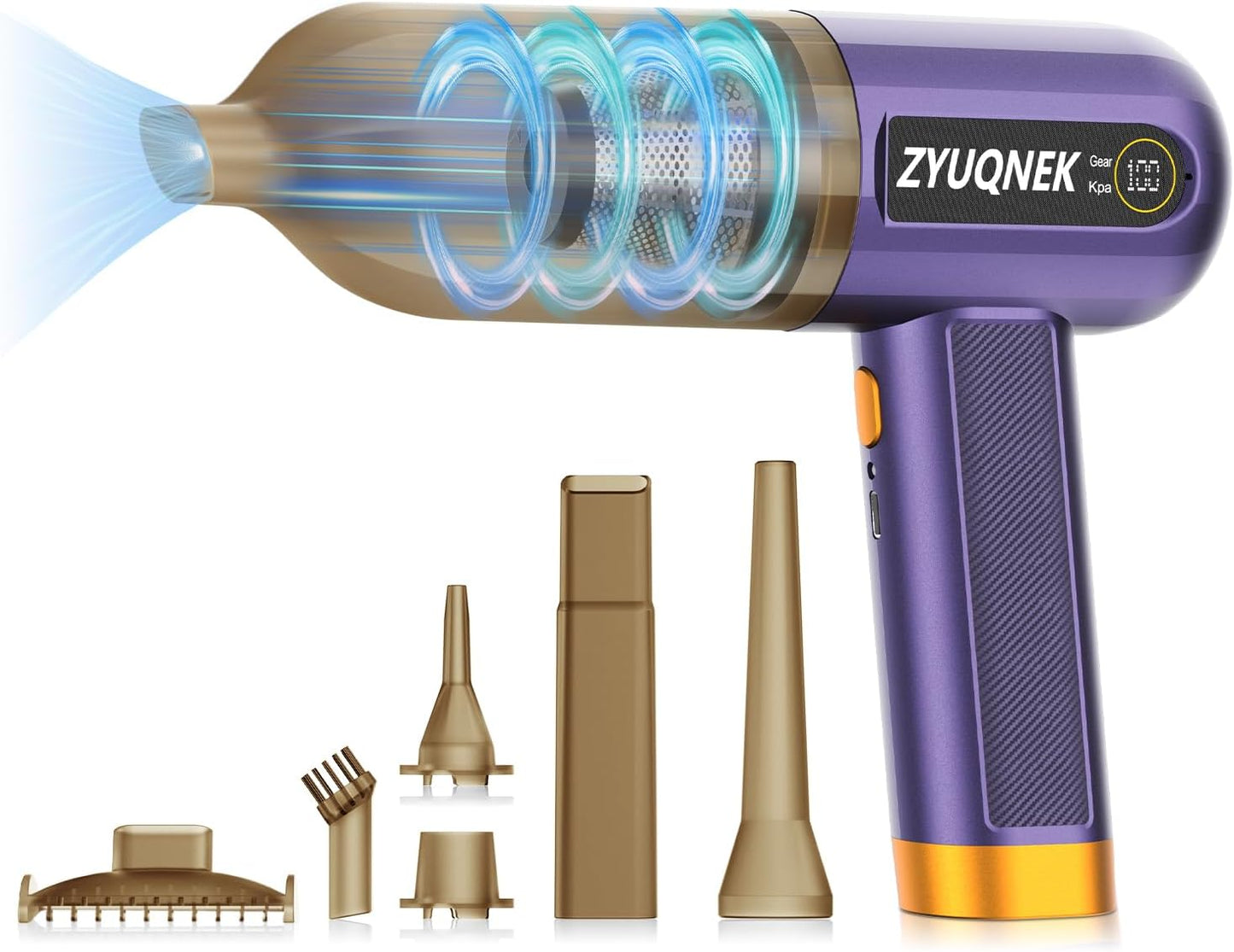 Powerful Cordless Car Vacuum - 15000PA Suction