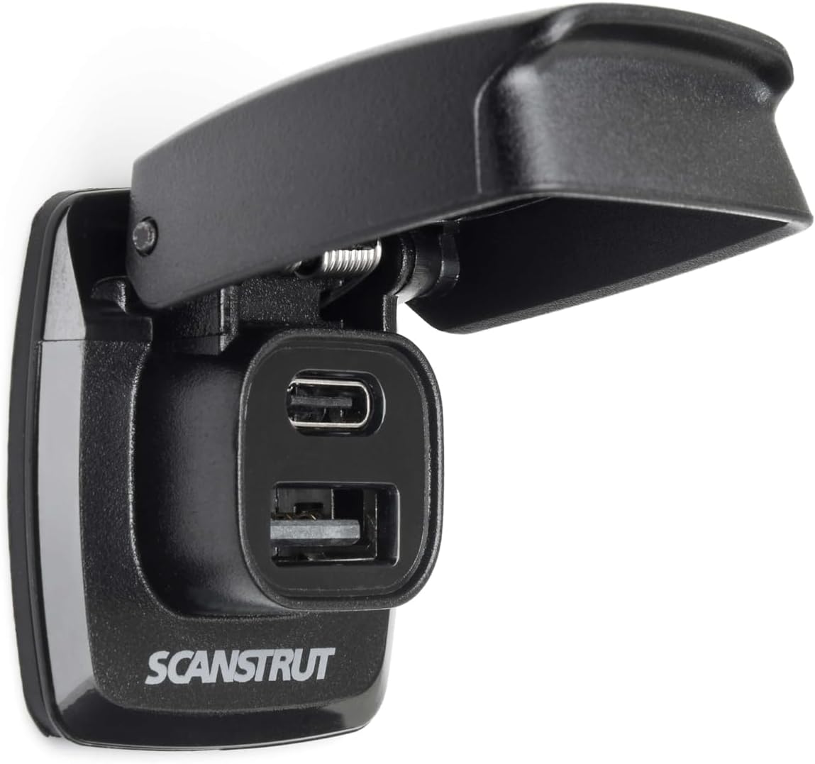 Scanstrut Flip Pro Fast Charge Dual USB Socket for Quick Charging