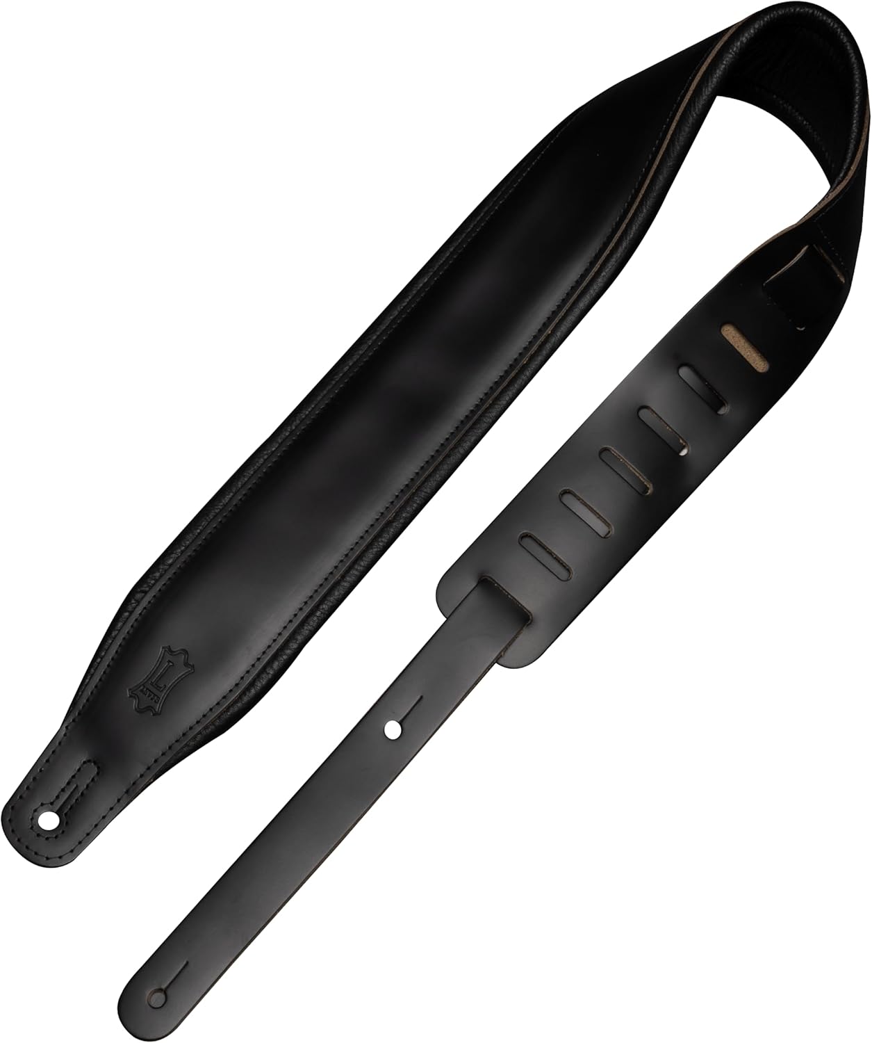 Comfortable Foam-Padded Guitar Strap - Black