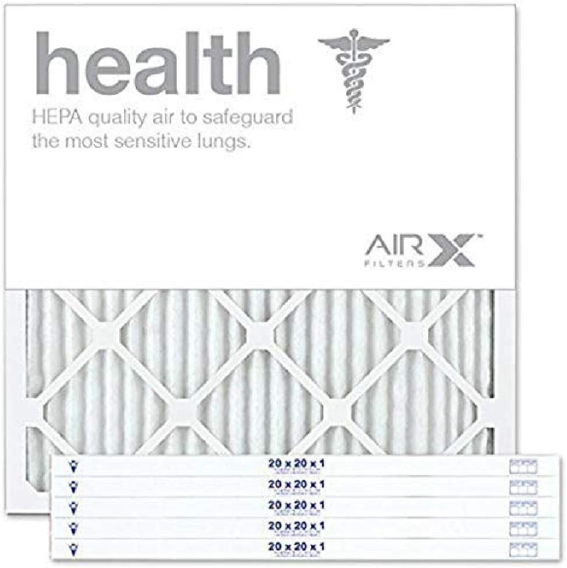 AIRx Wicked Clean Air 20x20x1 MERV 13 Pleated Filter Box of 6