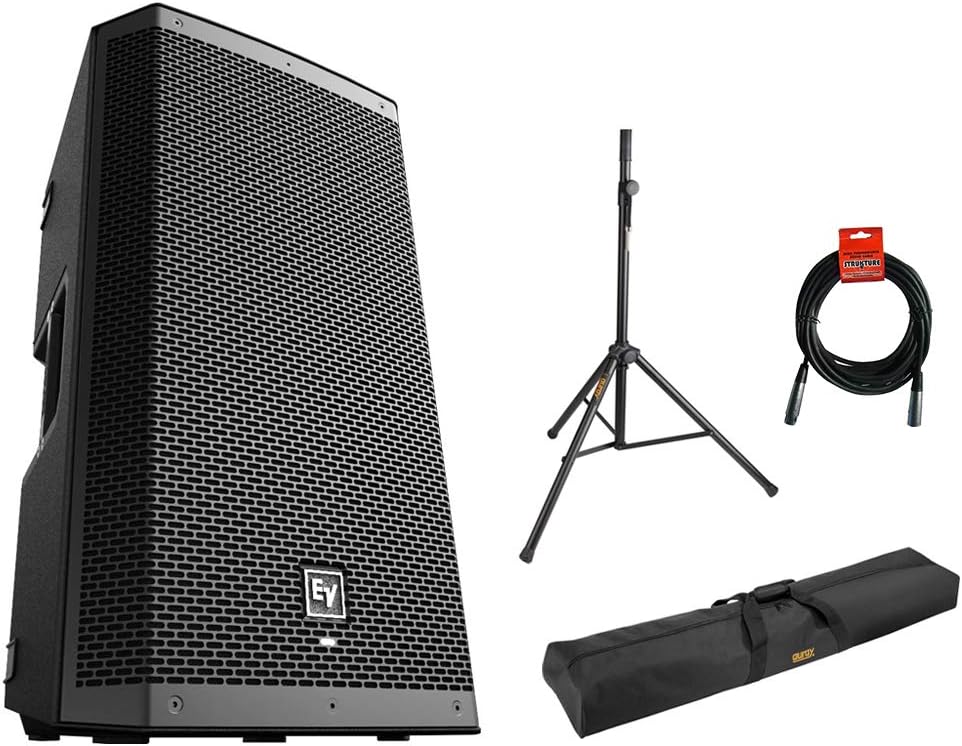 Electro-Voice ZLX-12BT 12in Bluetooth Powered Loudspeaker Bundle