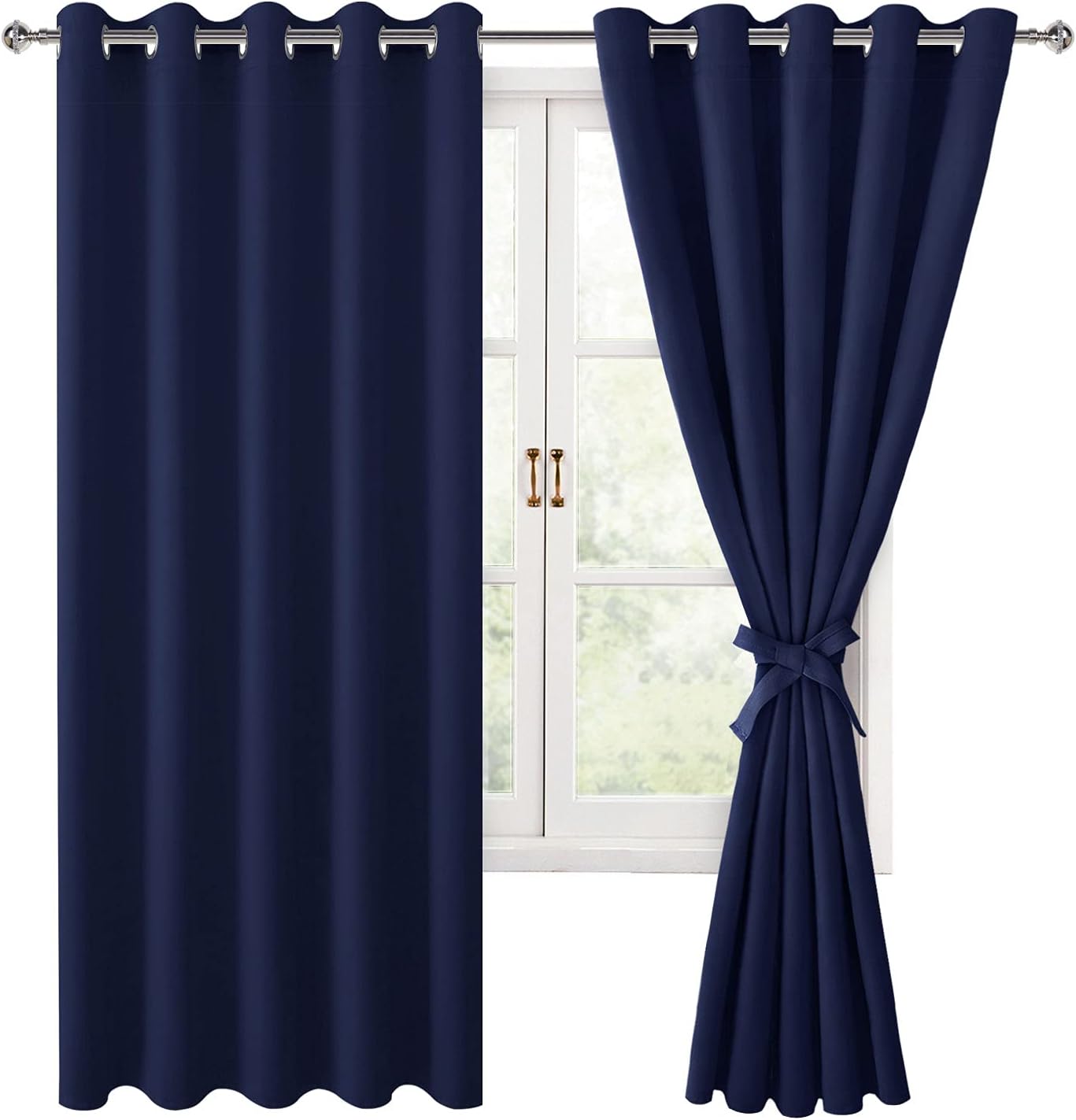 Hiasan Blackout Curtains for Bedroom - Thermal Insulated 60 x 63