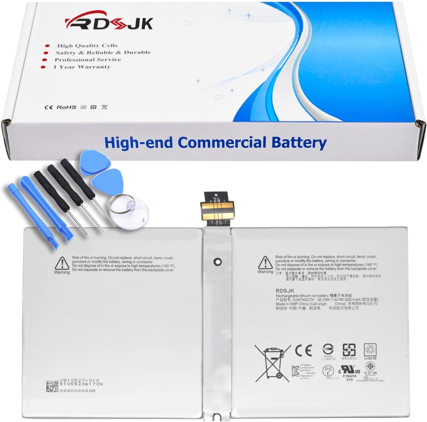 G3HTA027H DYNR01 Laptop Battery for Microsoft Surface Pro 4