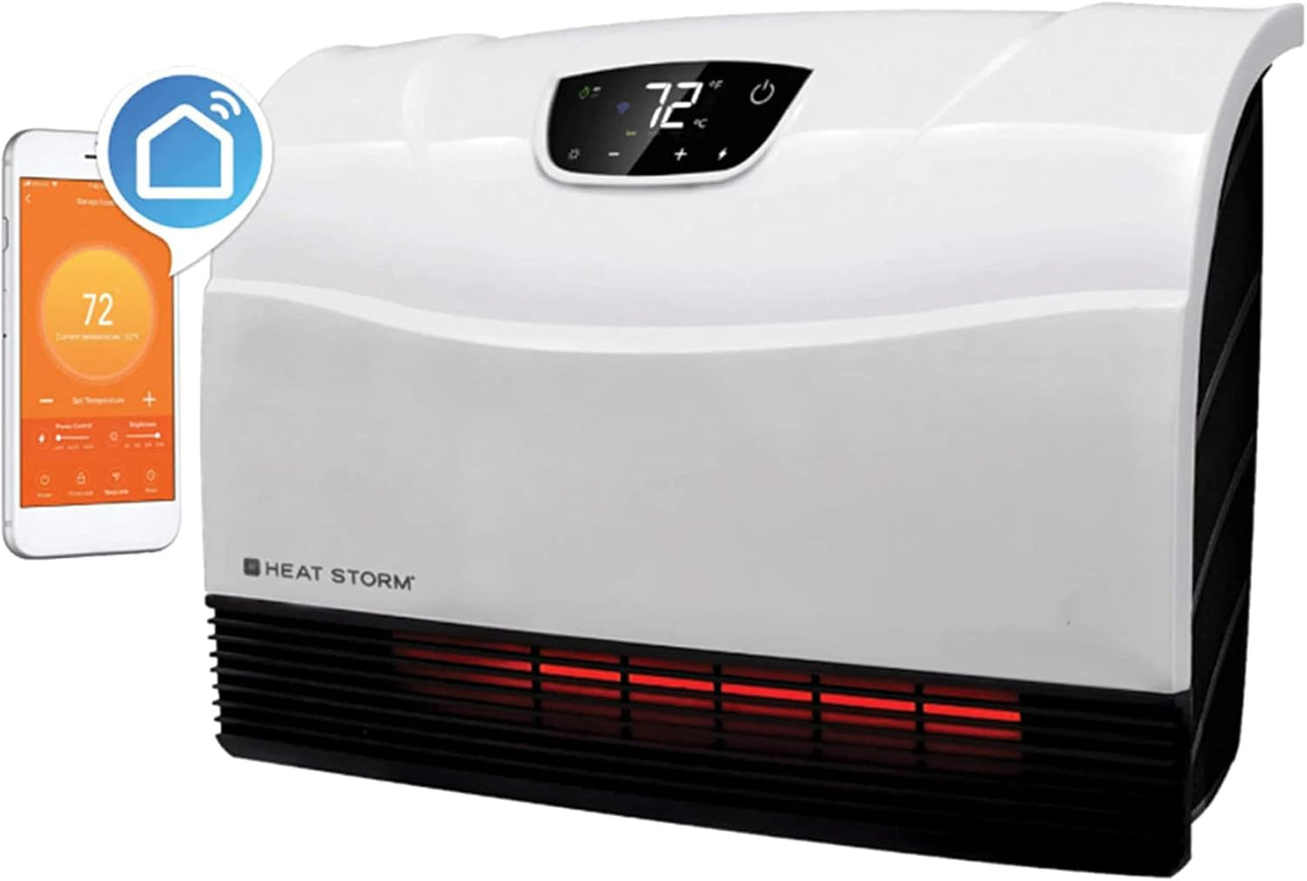WiFi Wall Mounted Infrared Heater - Heat Storm