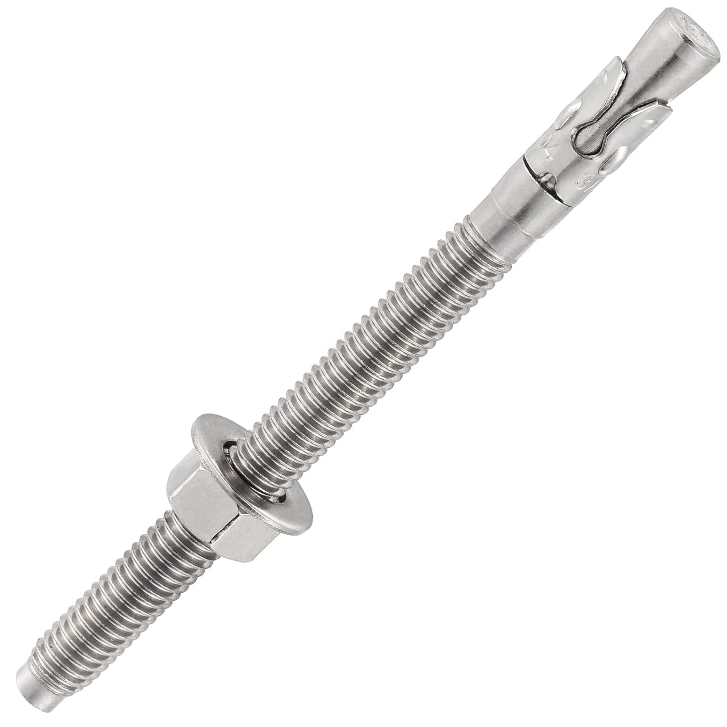 5Pcs 5/8x6 Inch Heavy-Duty Stainless Steel Wedge Anchors