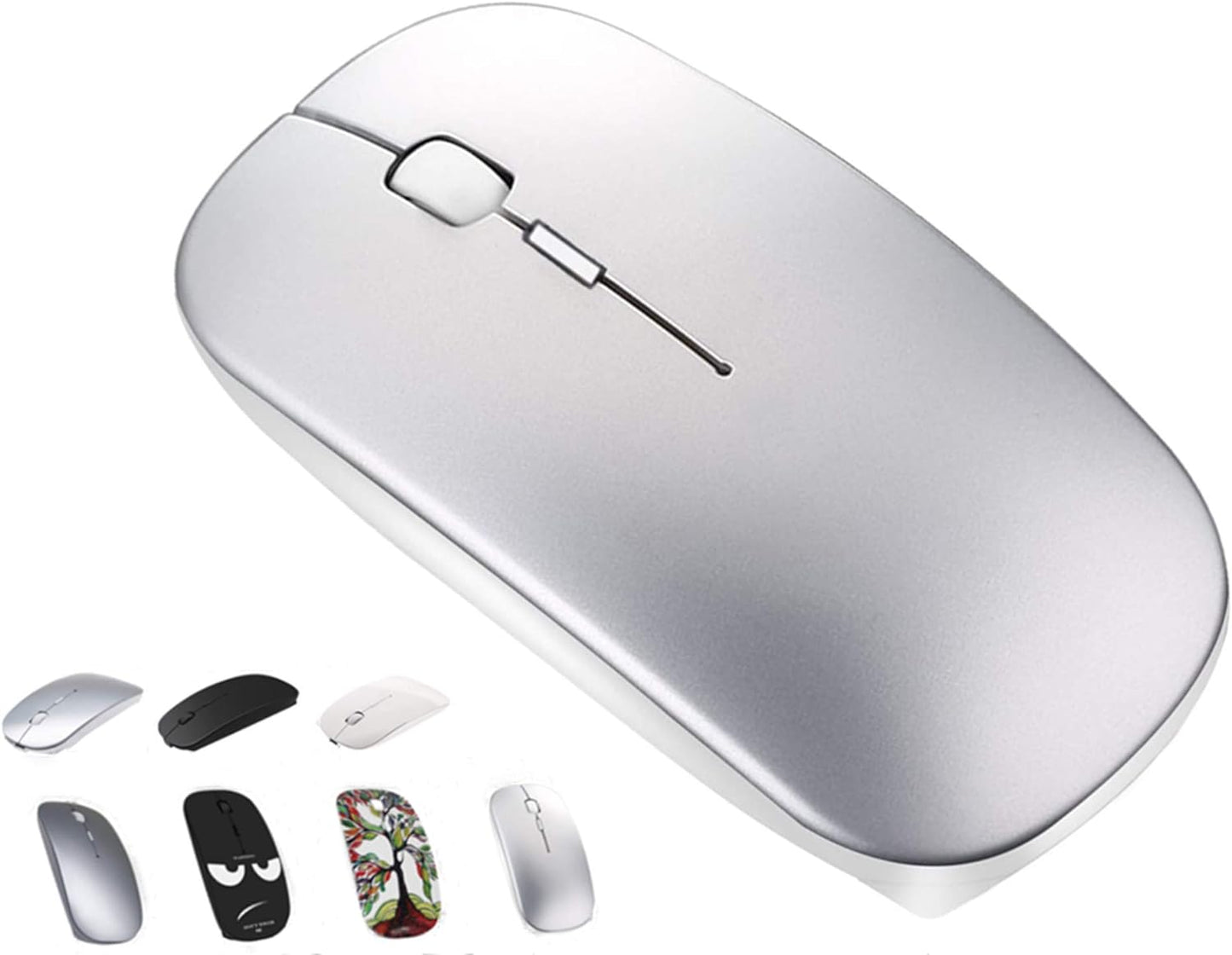 Tsmine Bluetooth Wireless Silent Mouse for Mac & PC