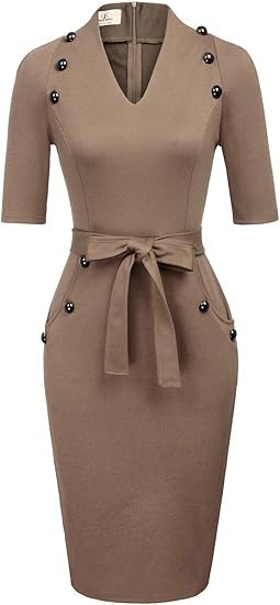 GRACE KARIN Women's Short Sleeve Bodycon Dress for Any Occasion