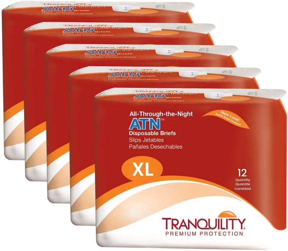 Tranquility Premium ATN Briefs: Leak-Free Overnight Comfort