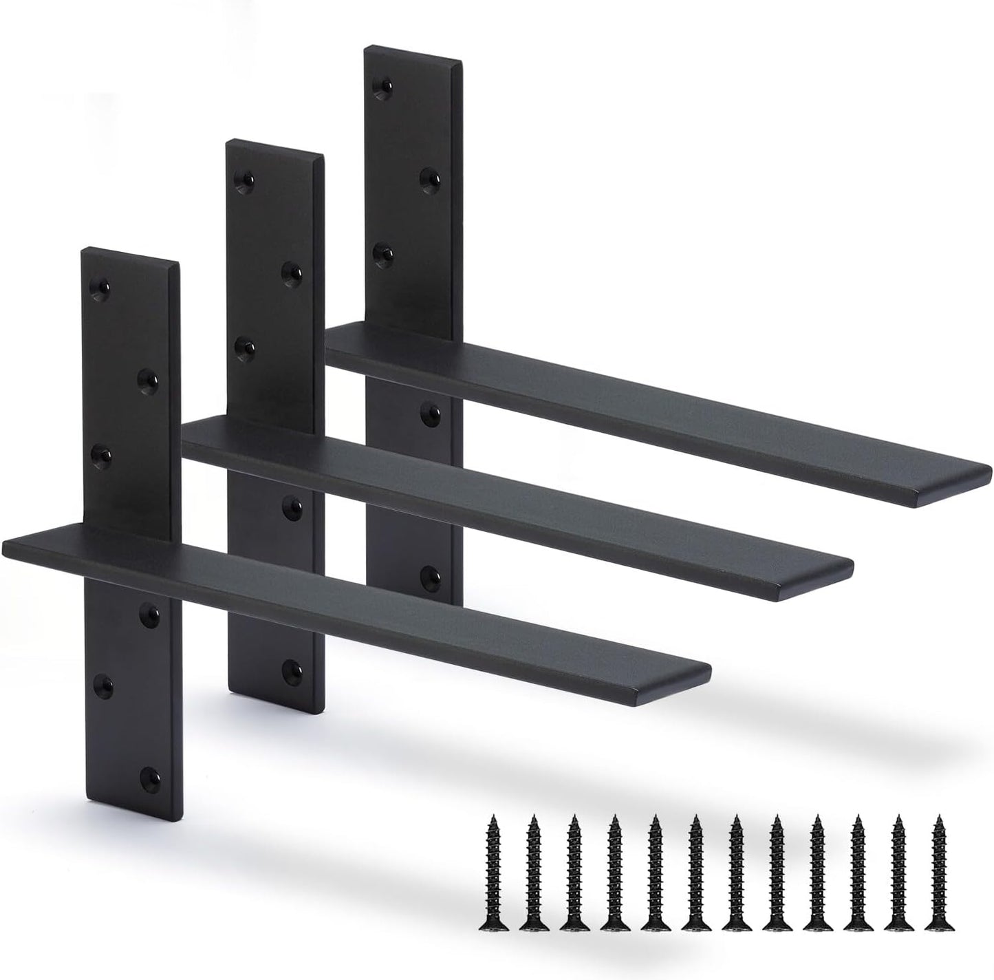 Heavy Duty Floating Shelf Brackets for Countertops and Shelves