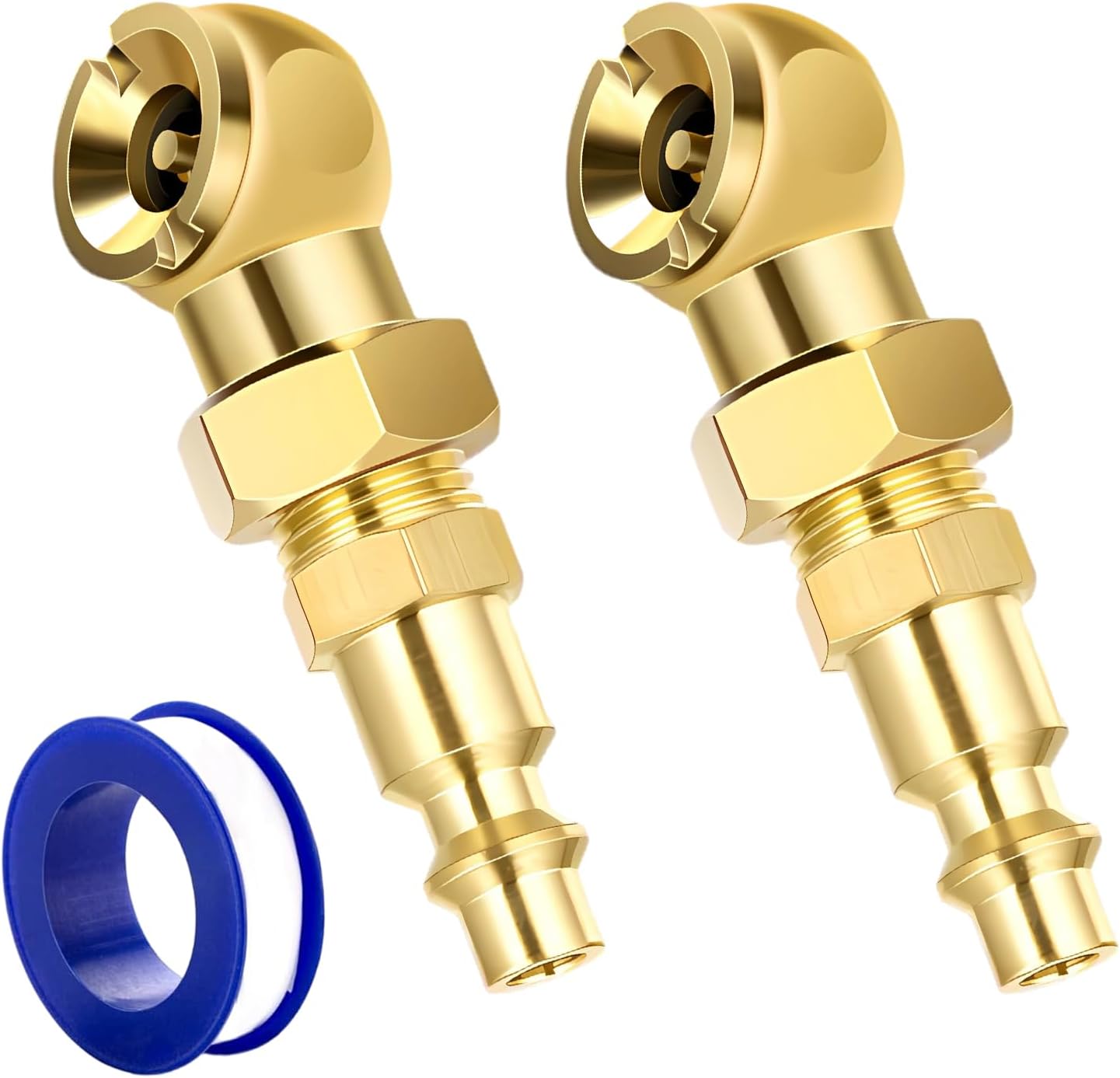 Portable Closed Flow Tire Chuck Set for Quick Inflation
