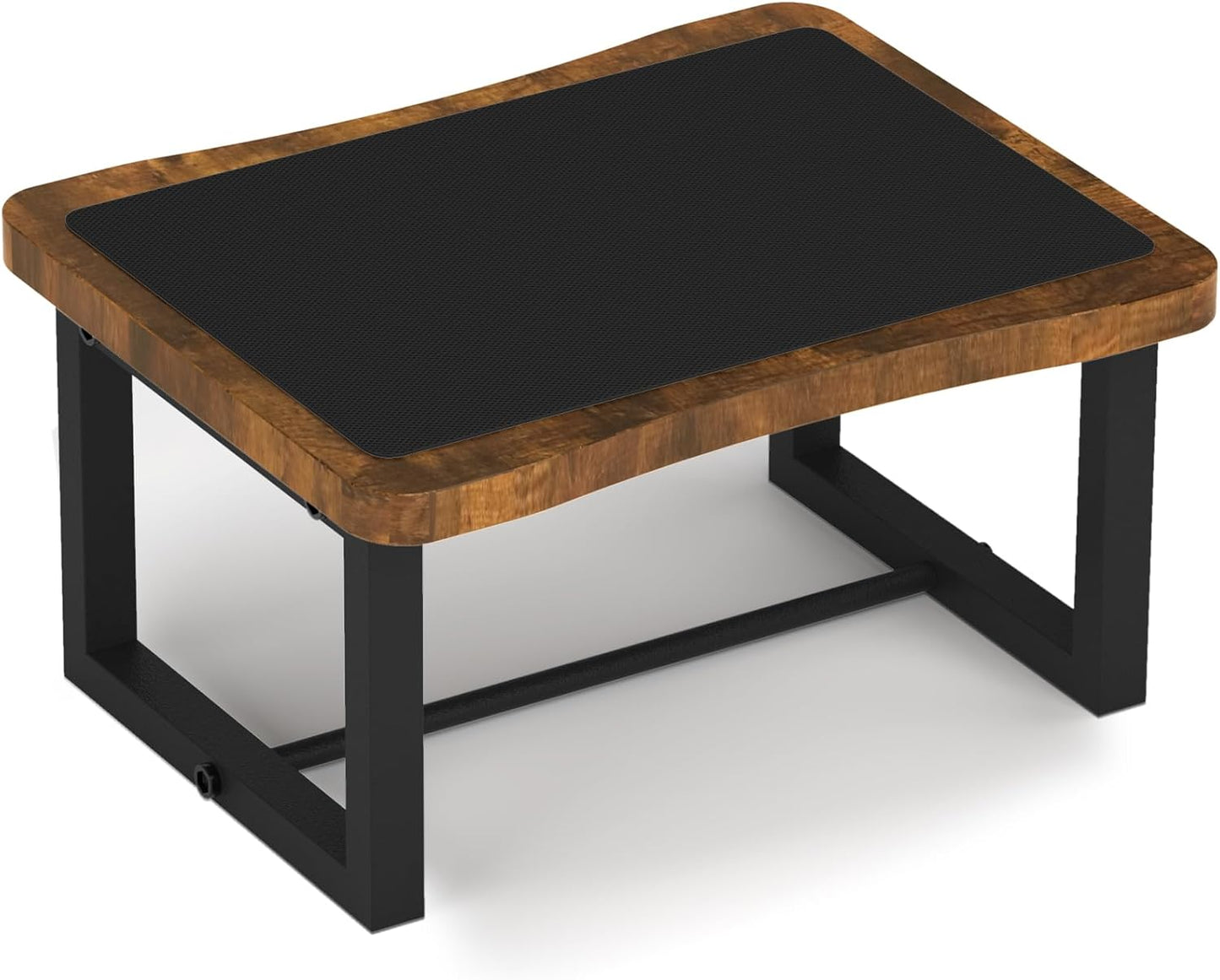 Wooden Step Stool with Non-Slip Mat for Kitchen and Home Use